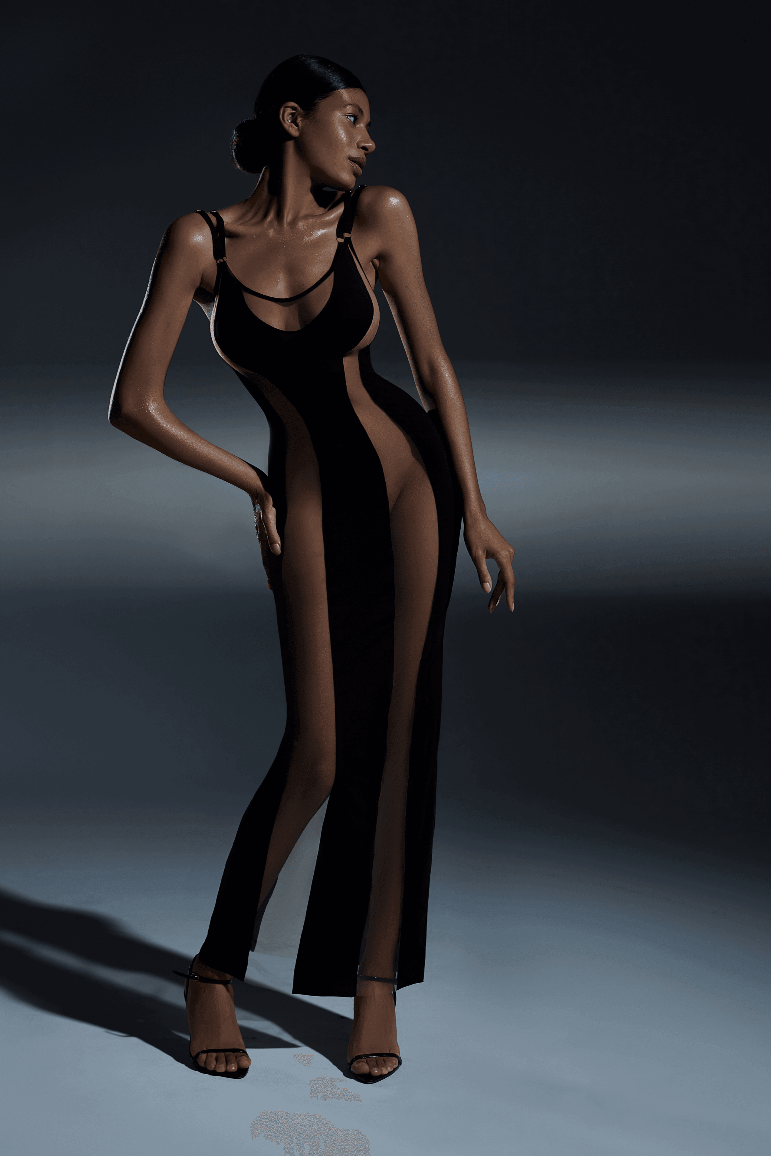 Elegant Black Maxi Dress for Special Occasions DVNT Elegant Black Maxi Dress for Special Occasions DVNT