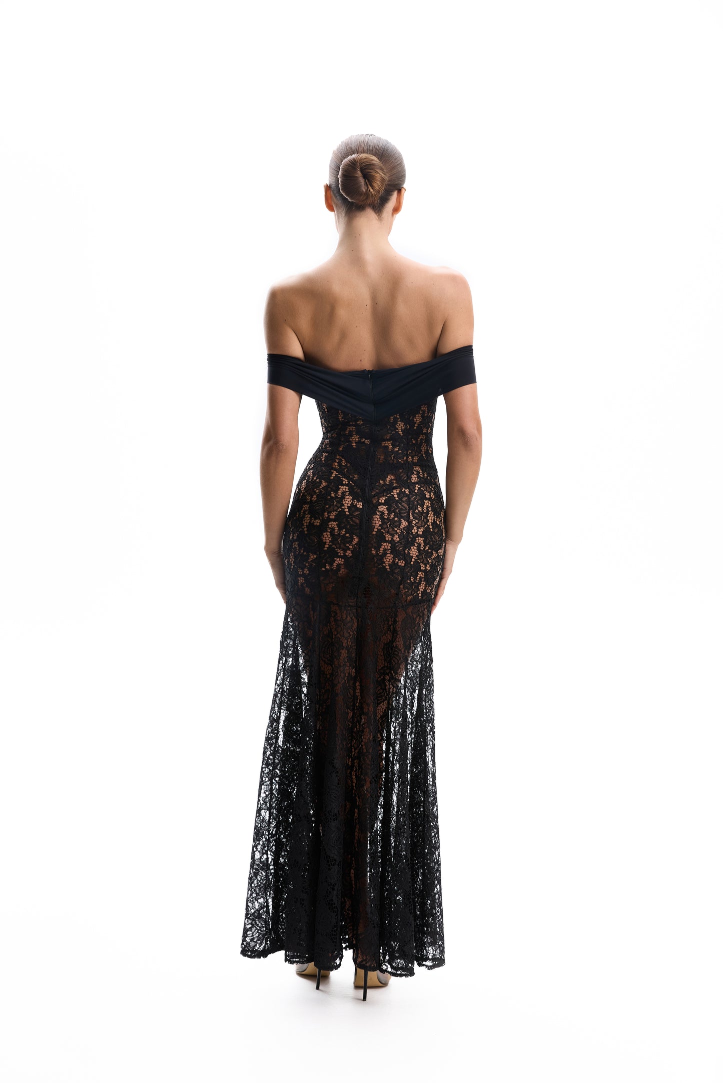 DVNT Dress Maxi Lace black "VONNE"