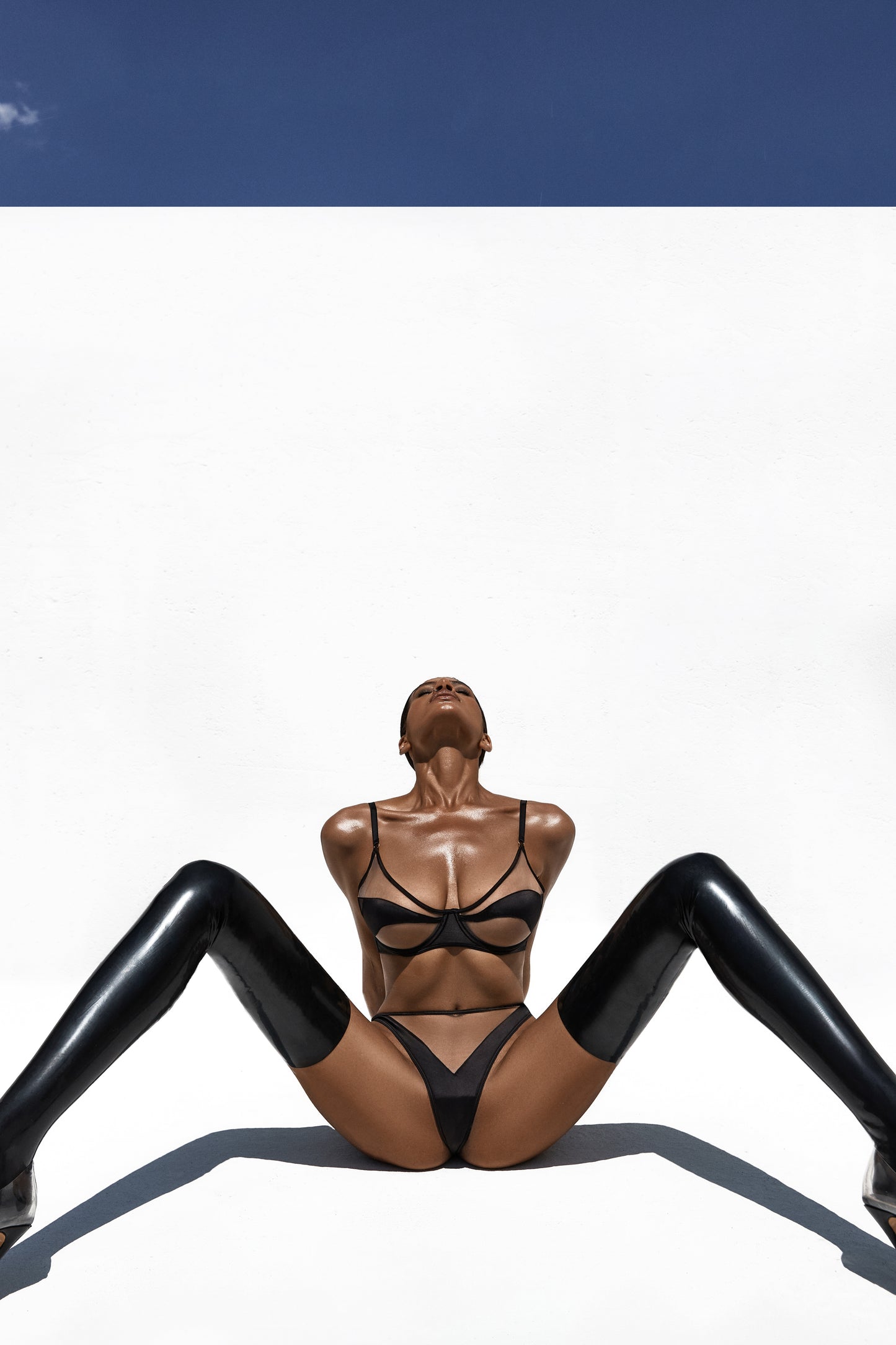 DVNT Lingerie Mesh Silk black