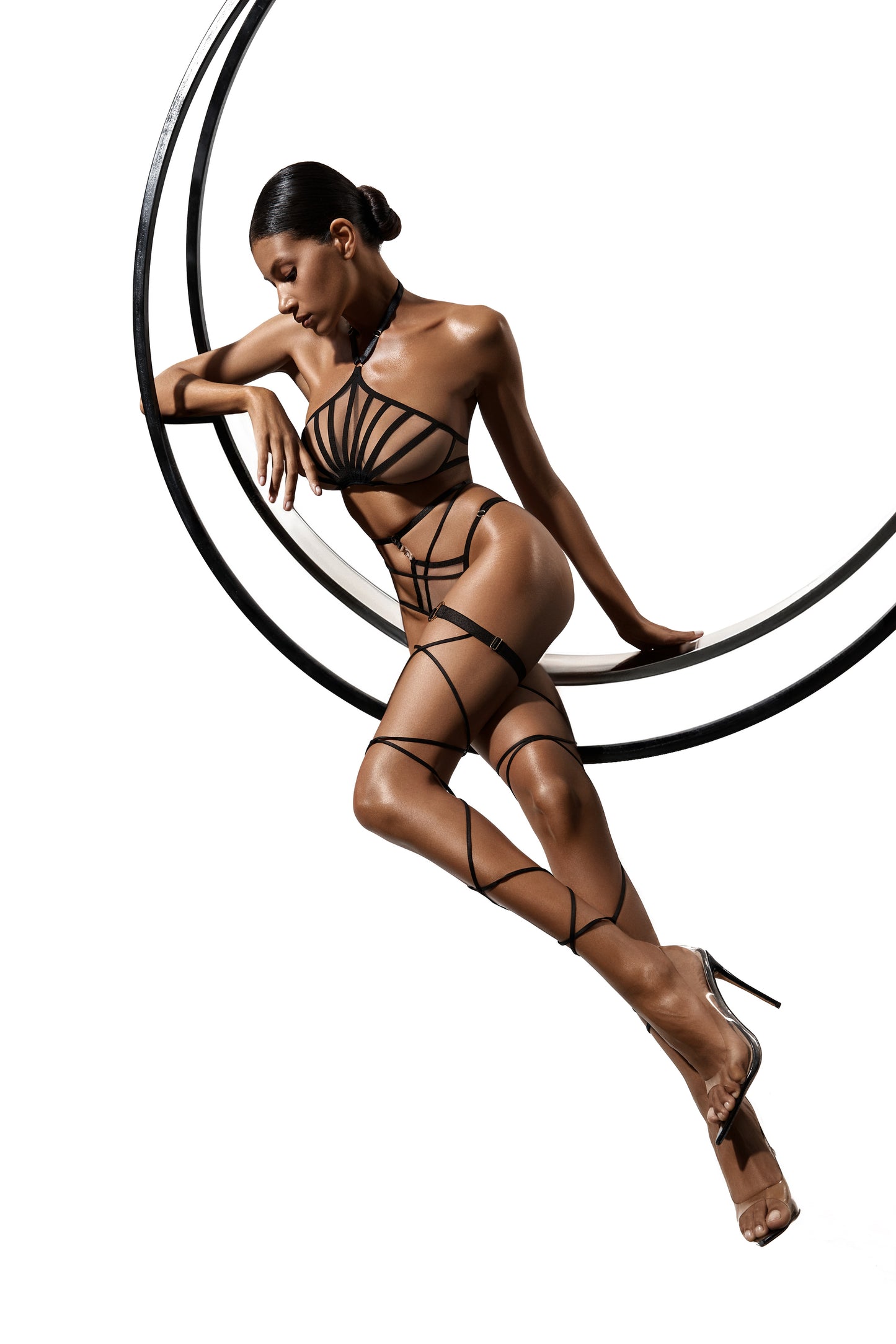 DVNT Lingerie Mesh Silk black