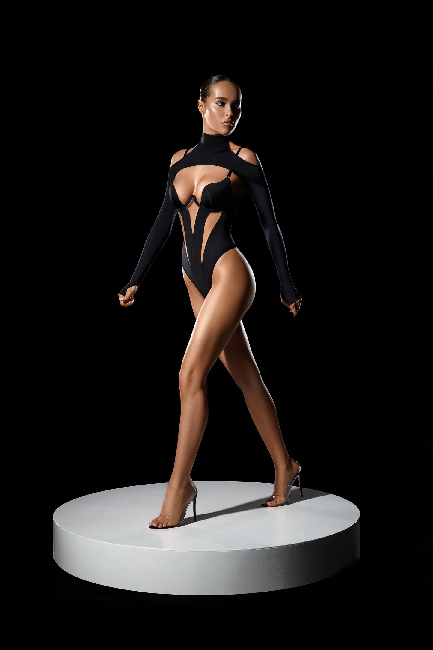 Black Bodysuit with a push-up