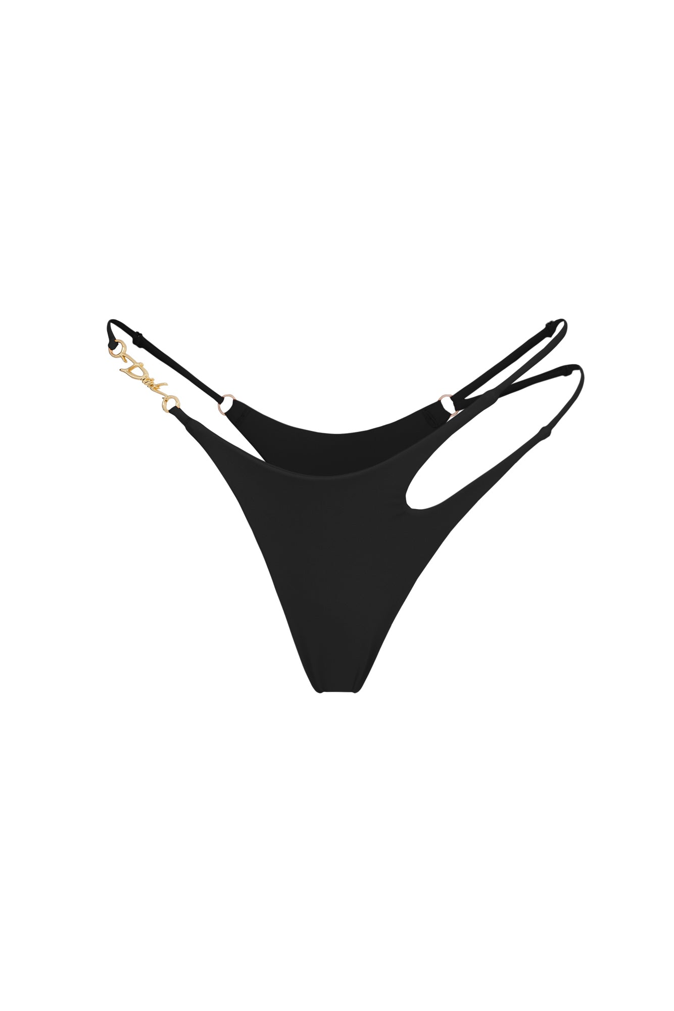 DVNT Black Swim Bikini Bottoms — SOLARA