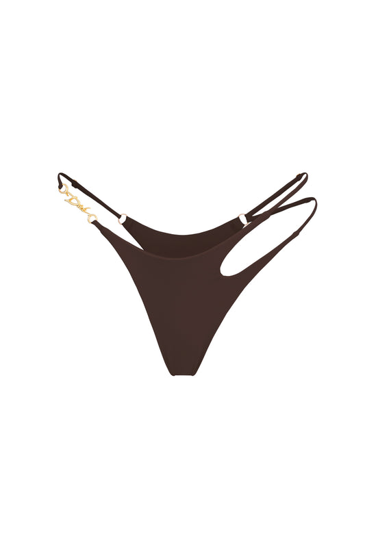 DVNT Brown Swim Bikini Bottom — SOLARA