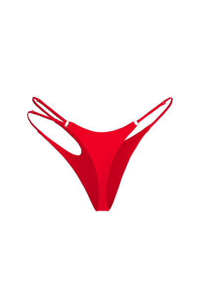 DVNT Red Cut-Out Swimsuit  — Vikki