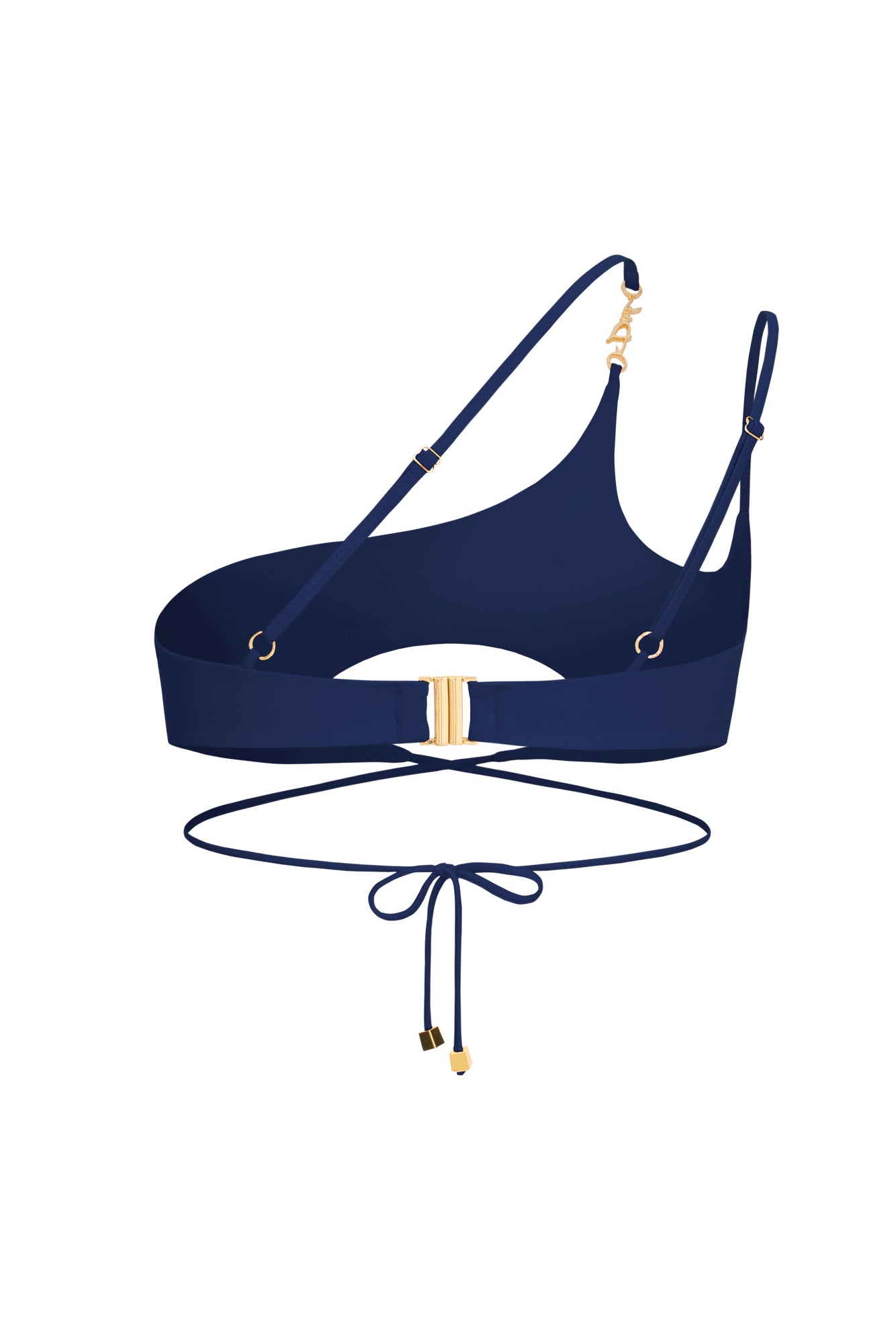 DVNT Blue Cut-Out Swimsuit with Signature DVNT Hardware — SOLARA