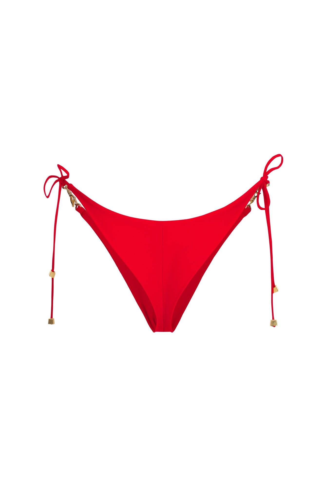 DVNT Red High-Cut Swim Bottoms — LOLLY
