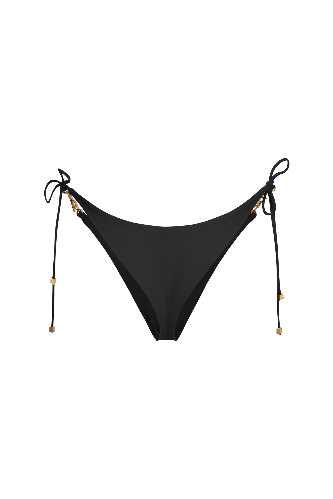 DVNT Black High-Cut Swim Bottom — LOLLY