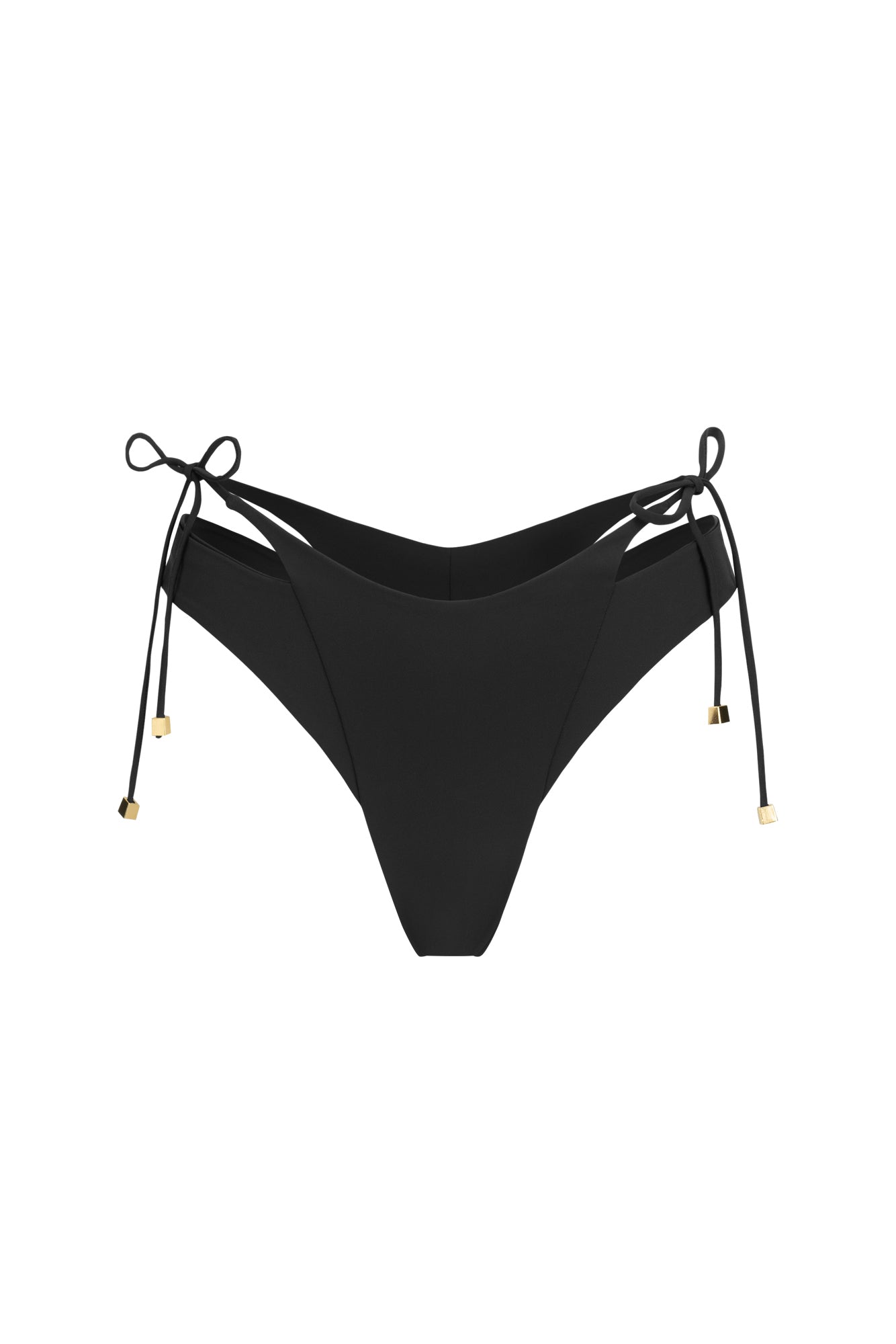 DVNT Black Cut-Out Bikini Set with Signature Hardware — NARA