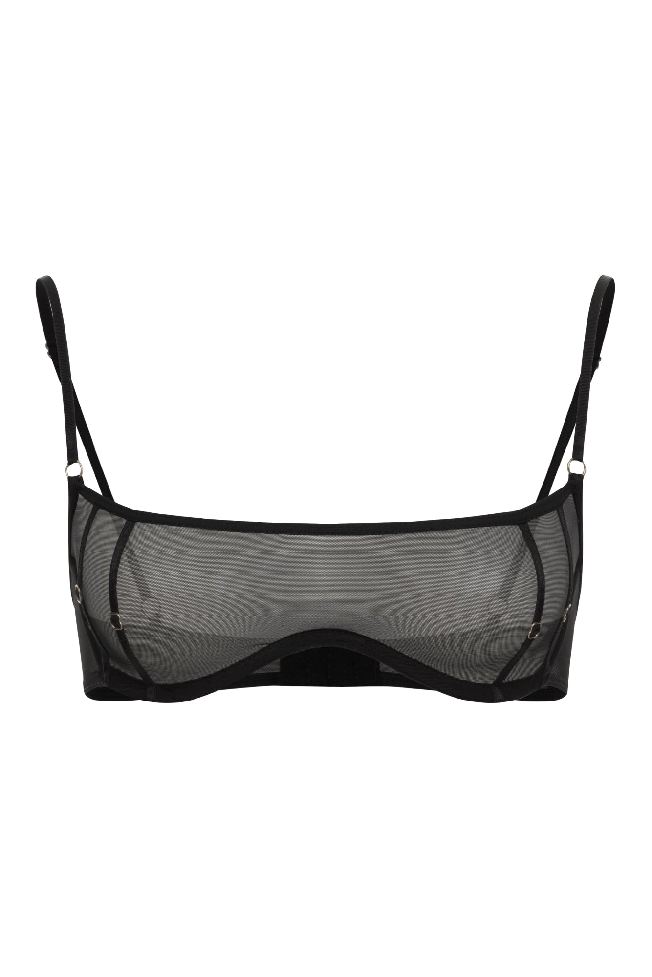 Elegant  Black Bra Trace