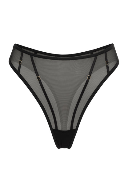 DVNT Sheer Mesh High-Cut Panties — TRACE