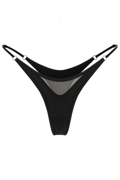 DVNT Щоденні труси-стрінги з сітчастою вставкою —TELLMI