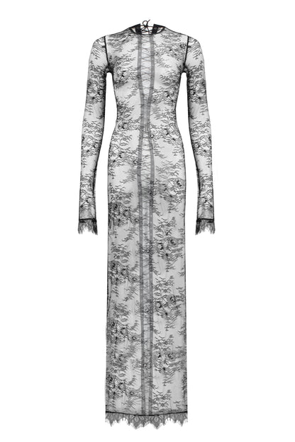 DVNT Lace Maxi Dress with Back Lacing ENCHANT
