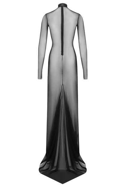 DVNT Dress Maxi Mesh black