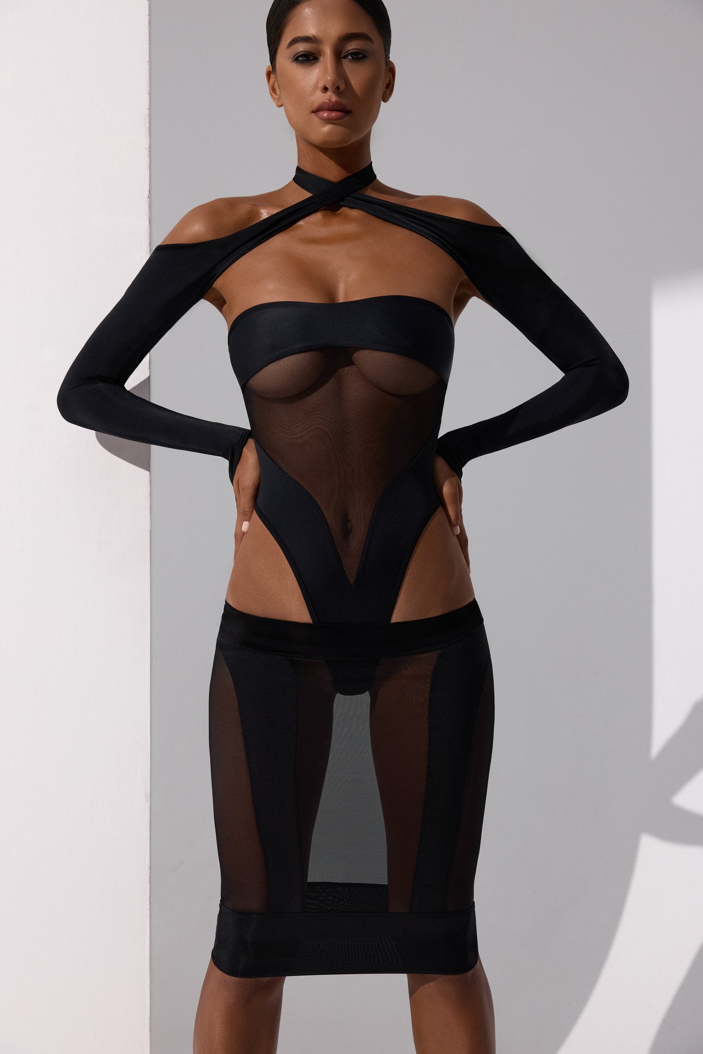 DVNT Bodysuit Mesh Voyage Cruise Line 2