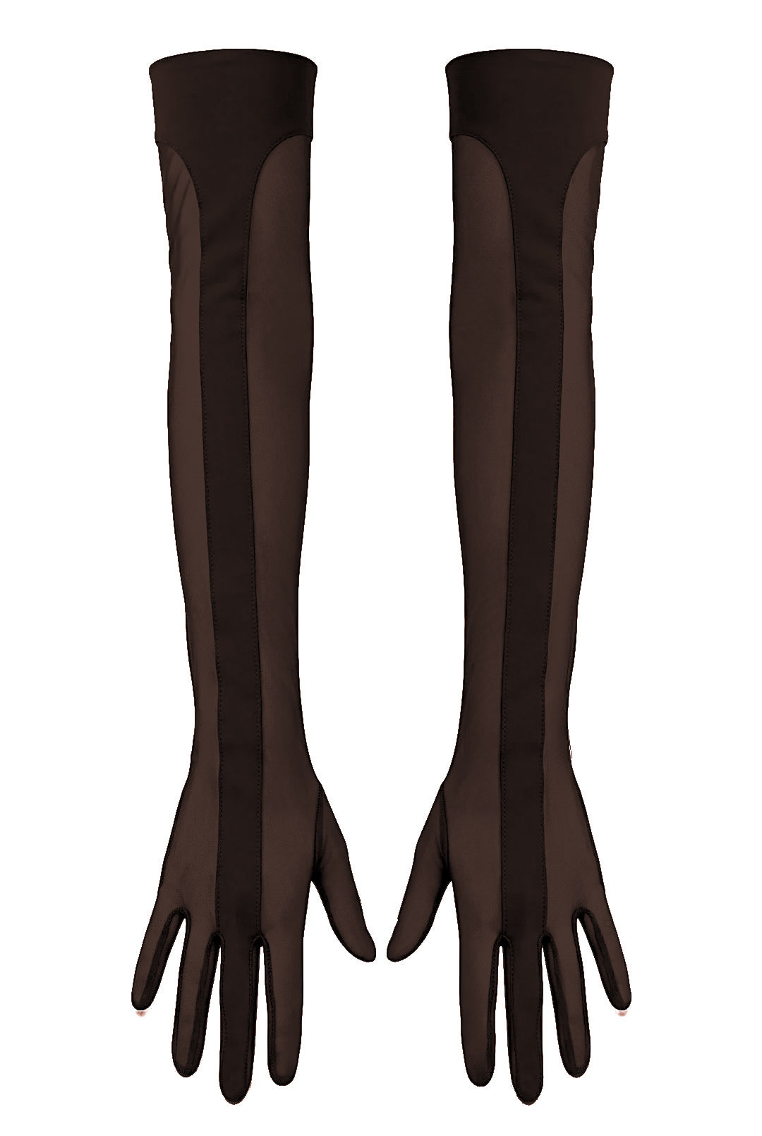 Mesh Gloves Chocolate