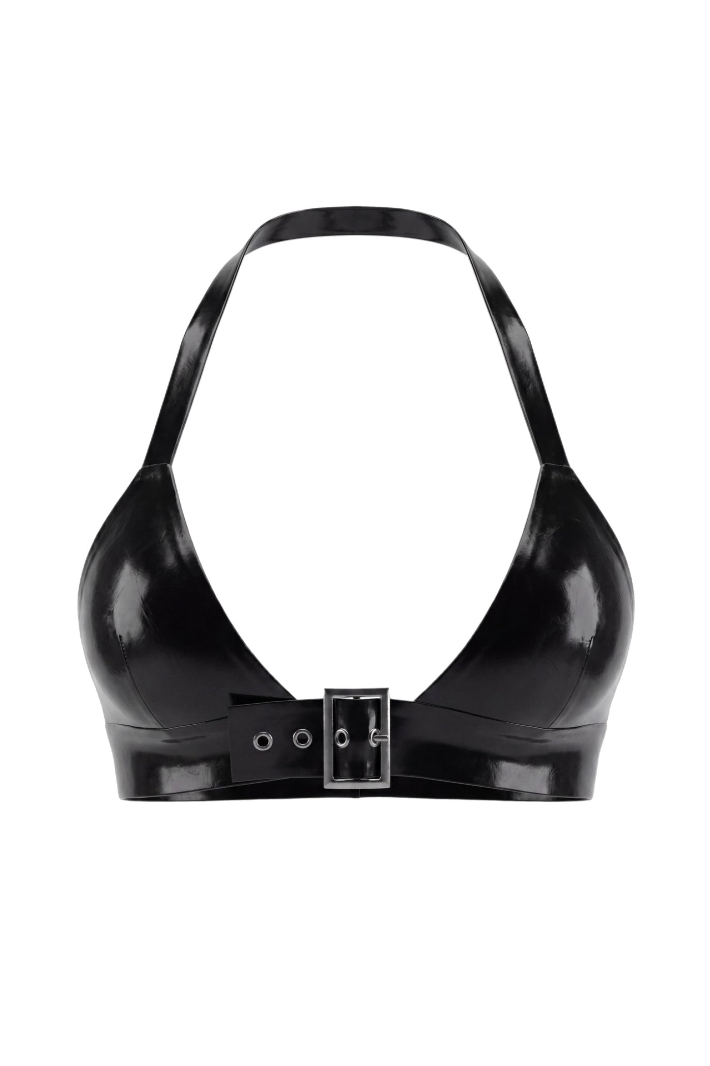 DVNT Black Latex Bra — OLLI