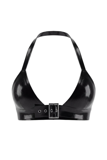 DVNT Black Latex Bra — OLLI